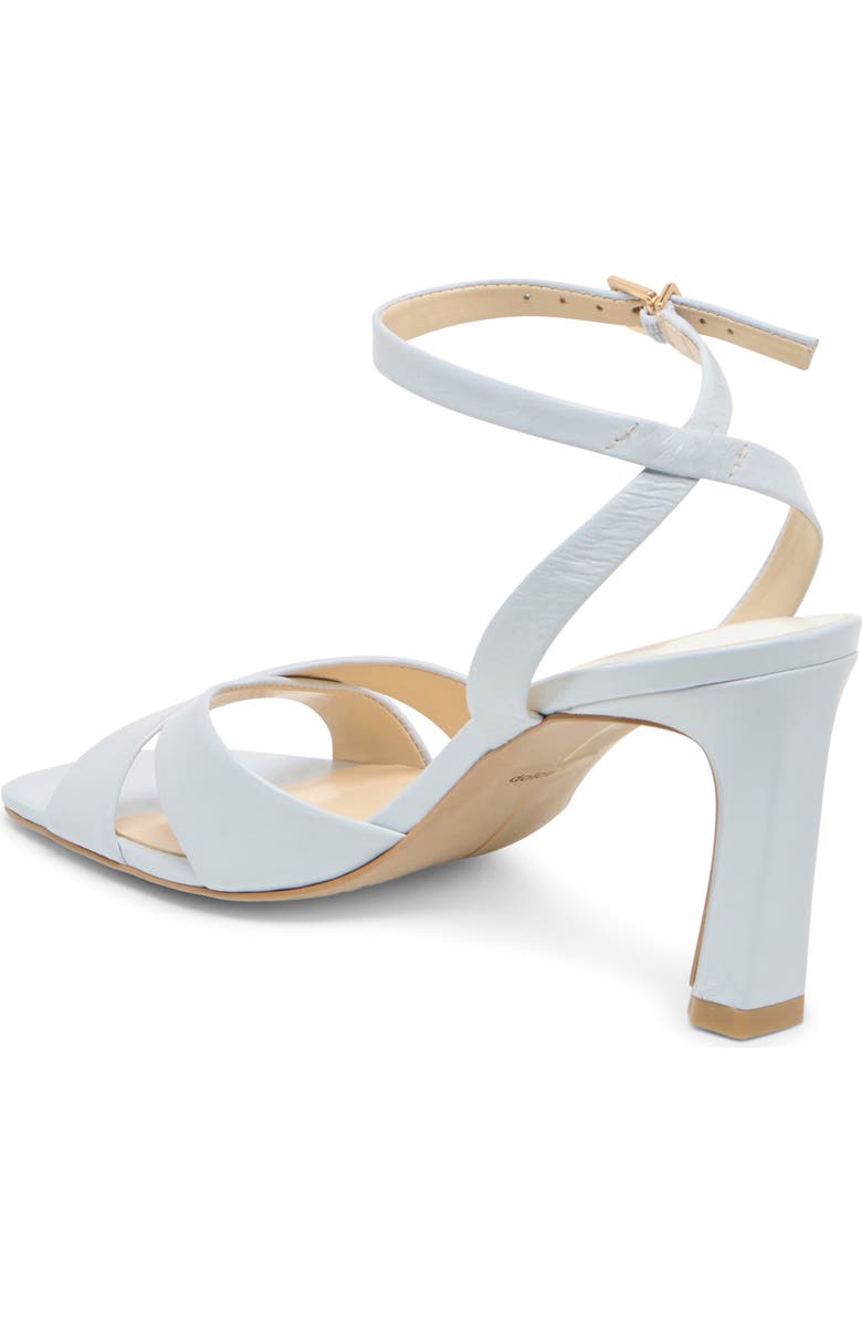 Dolce Vita Gwin Ankle Strap Sandal, Alternate, color, Light Blue Crinkle Patent