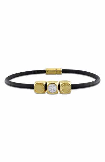 Men's 1/10 ct. tw. Diamond Cube Bracelet
