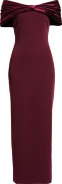 Sonya Moda Belluno Off the Shoulder Column Gown