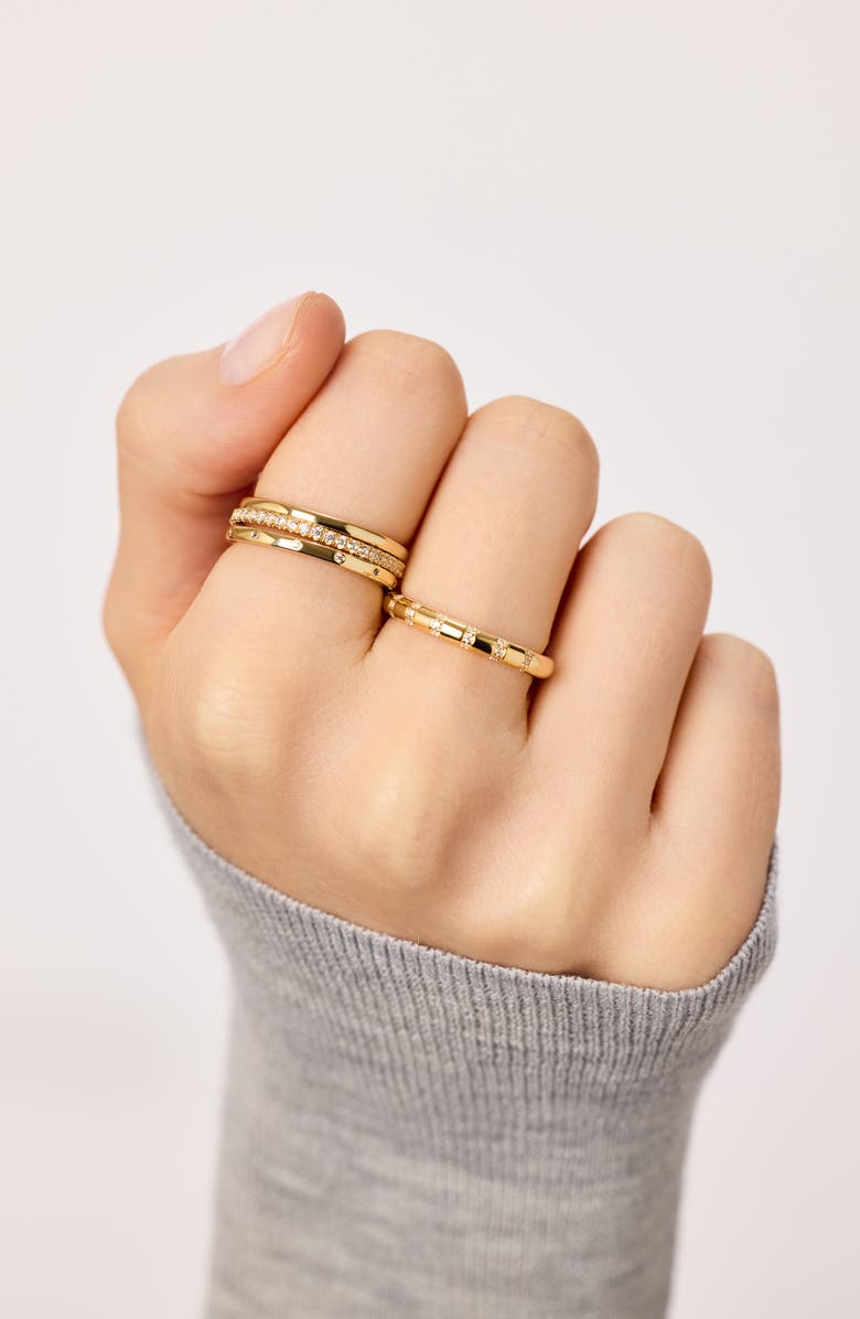 Ana Luisa Ring Set - Camden, Alternate, color, Gold