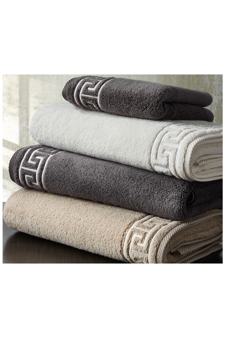 Adelphi Cotton Hand Towel, Alternate, color, CHARCOAL