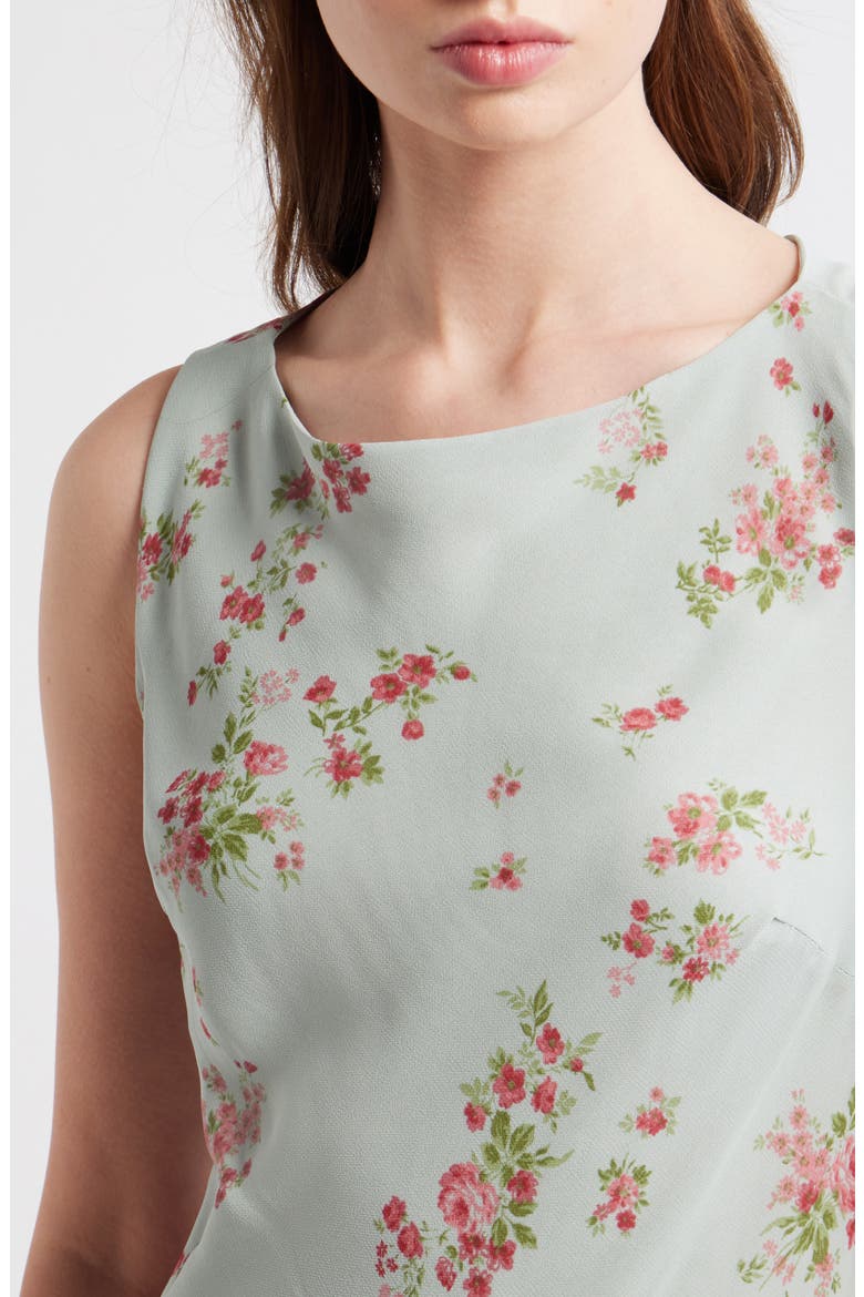 Prescott Floral Column Maxi Dress, Alternate, color, DAMA