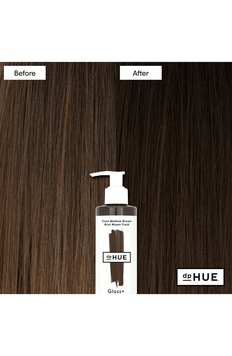 dpHUE Gloss+ Semi-Permanent Hair Color & Conditioner, Alternate, color, Cool Medium Brown