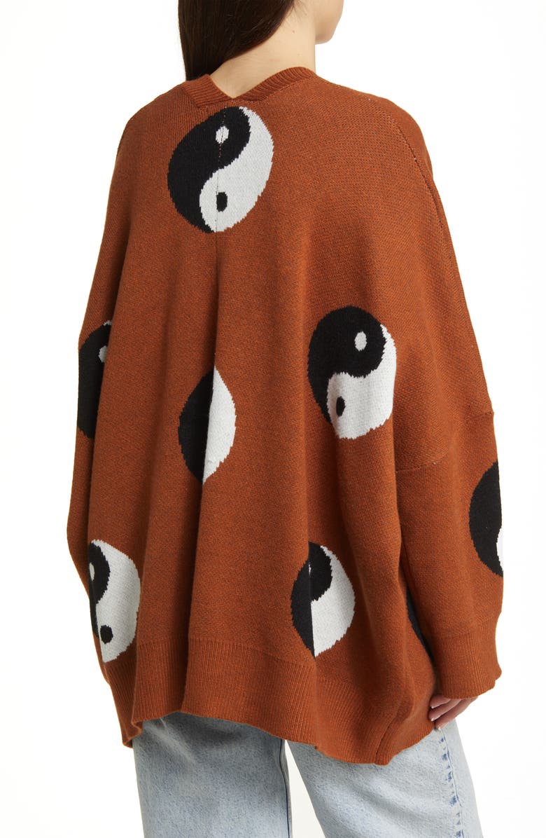 Dressed in Lala Main Character Oversize Cardigan, Alternate, color, 