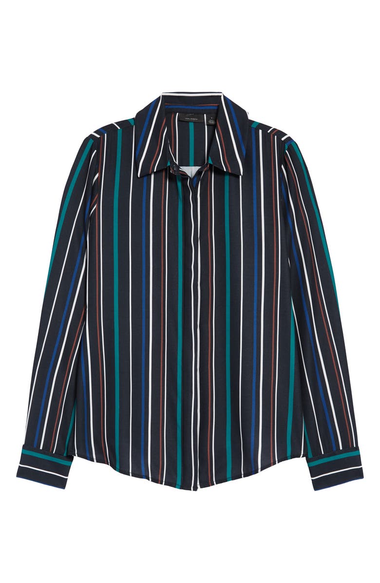 Halogen<sup>®</sup> Hidden Button Long Sleeve Blouse, Main, color,