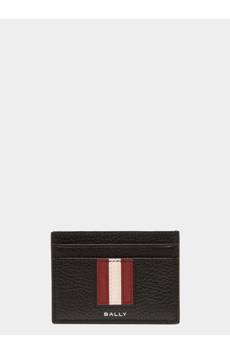 Bally Ribbon Card Holder In Leather, Main, color, 