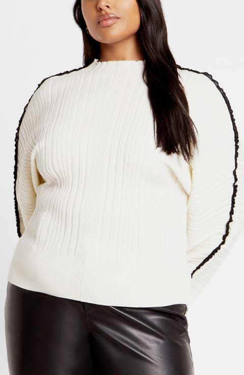 Miranda Funnel Neck Sweater (Plus)
