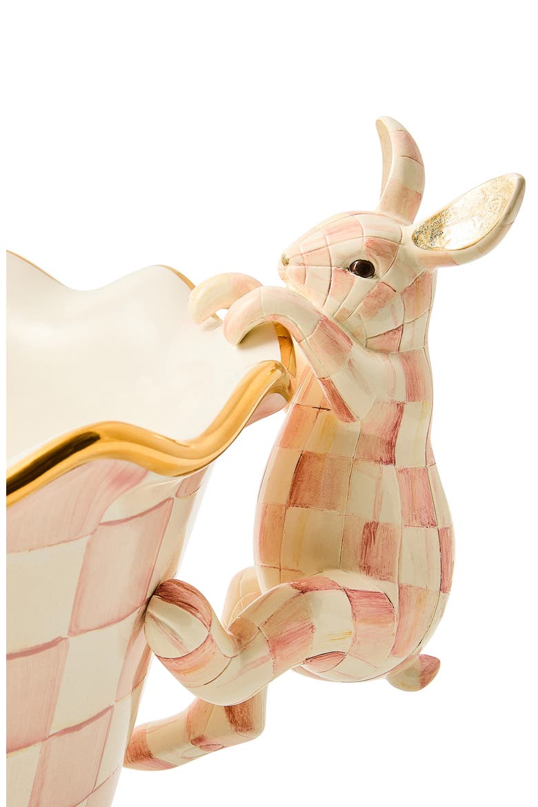 Rosy Check Funny Bunny Pot Climber, Alternate, color, PINK