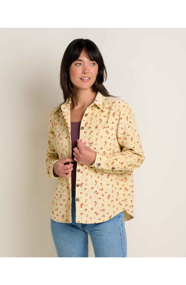 Toad & Co Women's Cascadia Long Sleeve Shirt, Main, color, Barley Floral Print