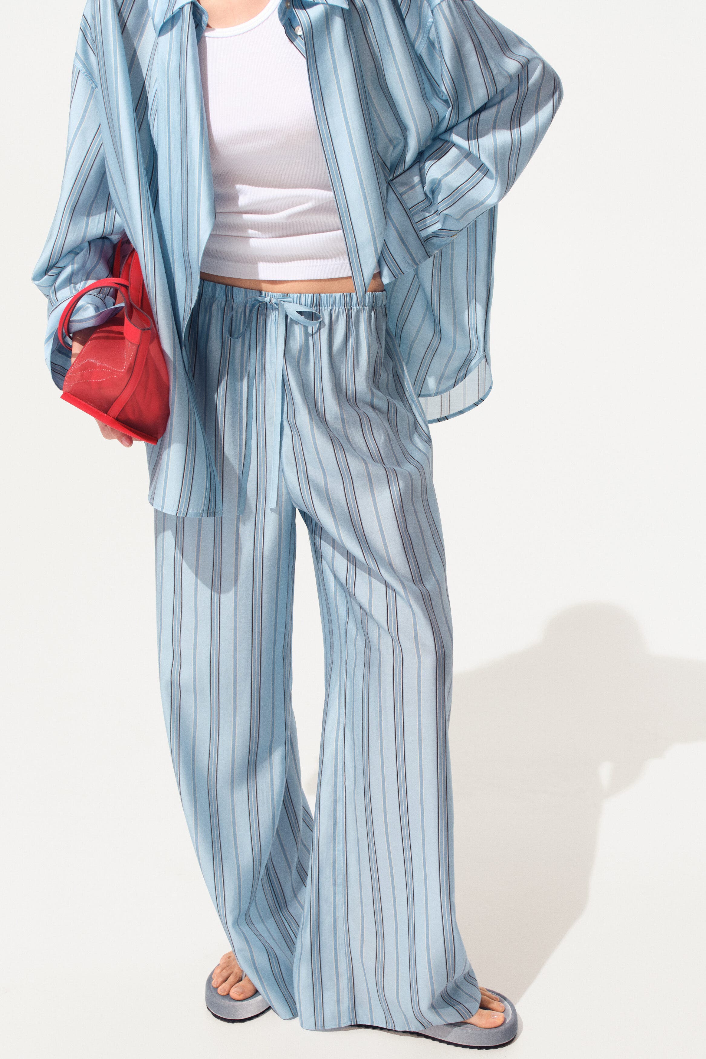 Wide Drawstring Trousers - image 2