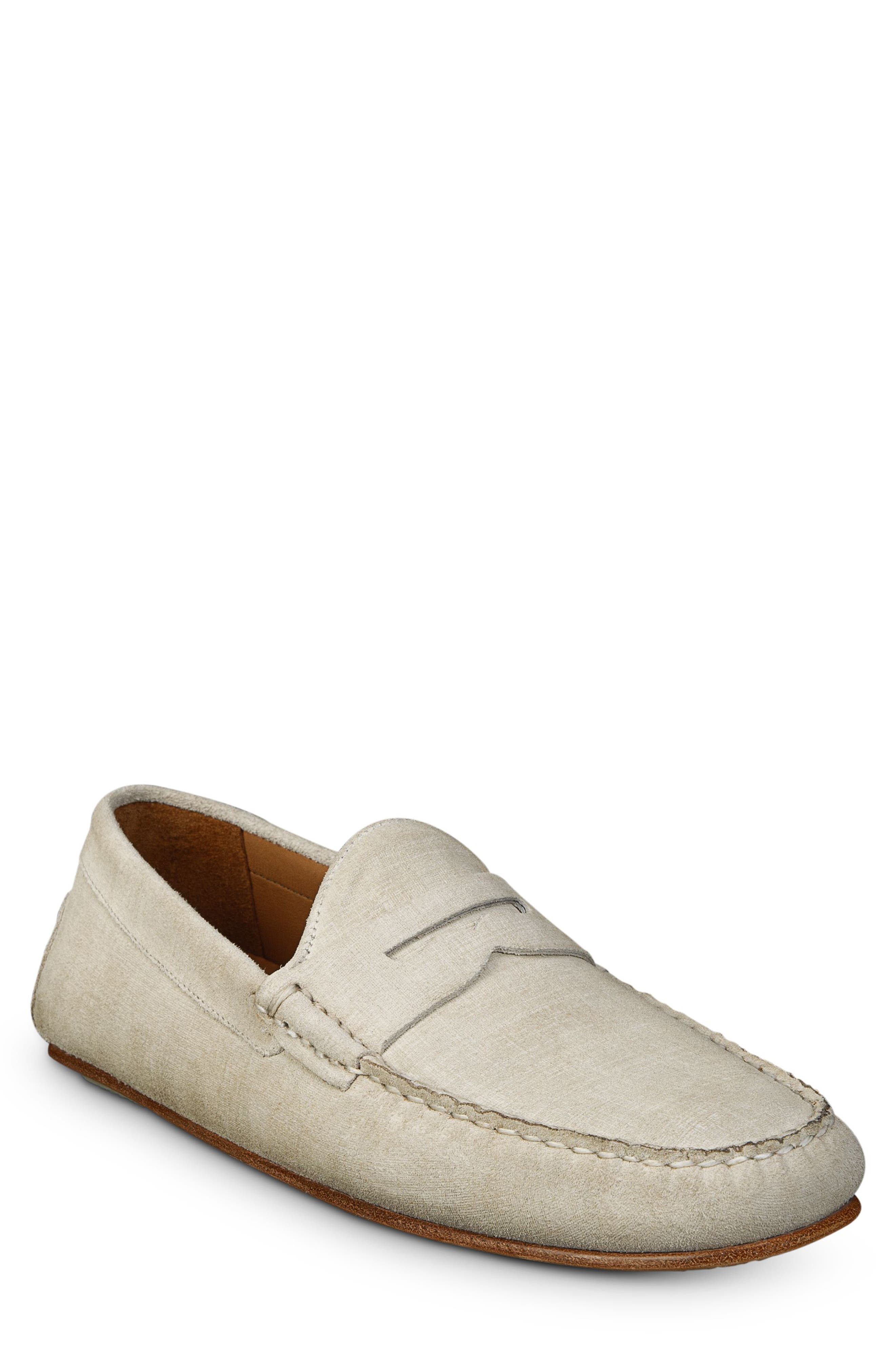 Supersport Moc Toe Penny Loafer, Main, color, LT GREY