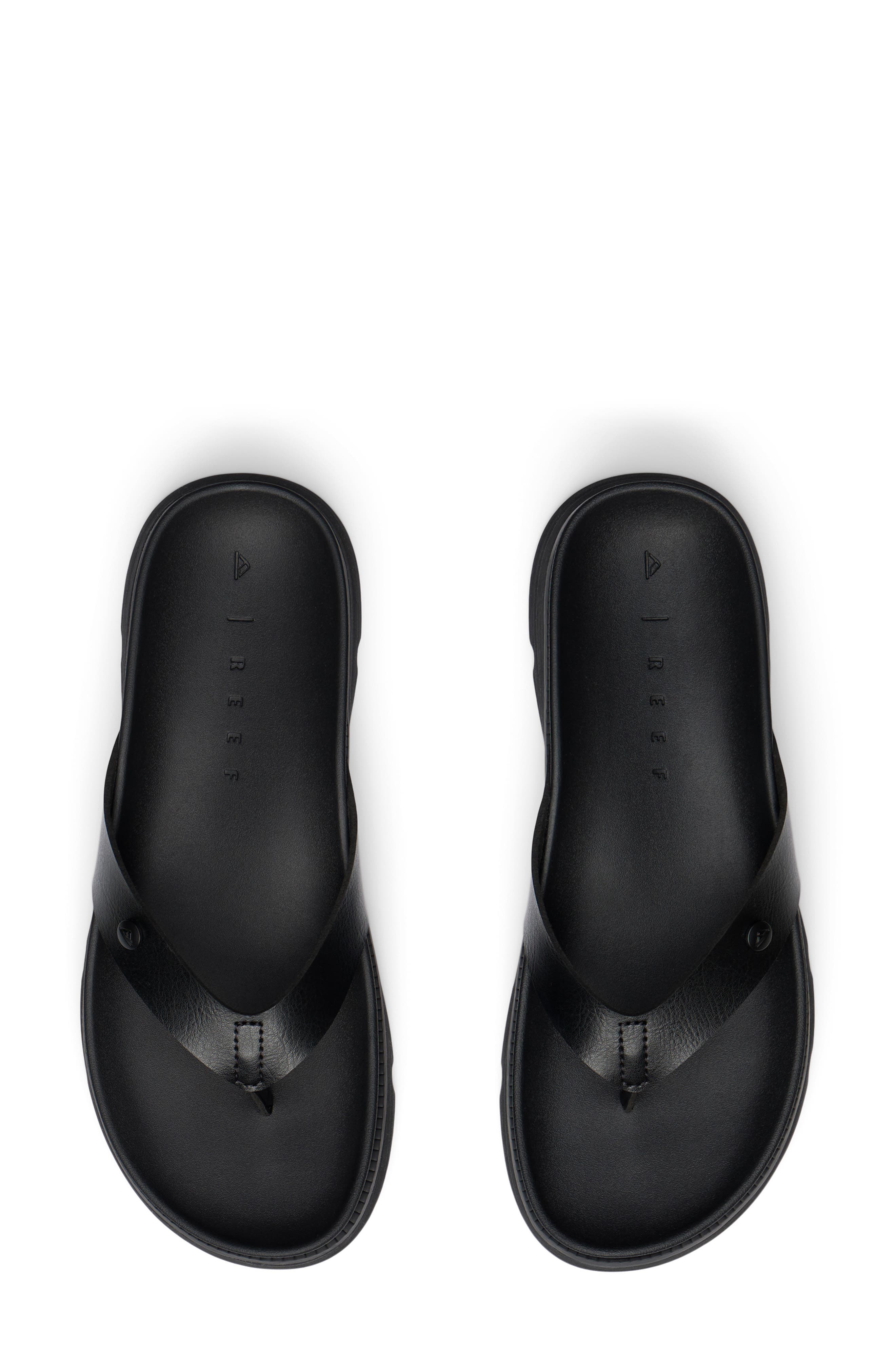 Reef Vista Luxe Viviannah Flip Flop, Alternate, color, Black