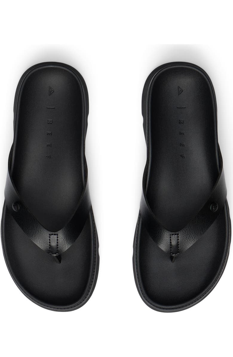 Reef Vista Luxe Viviannah Flip Flop, Alternate, color, Black