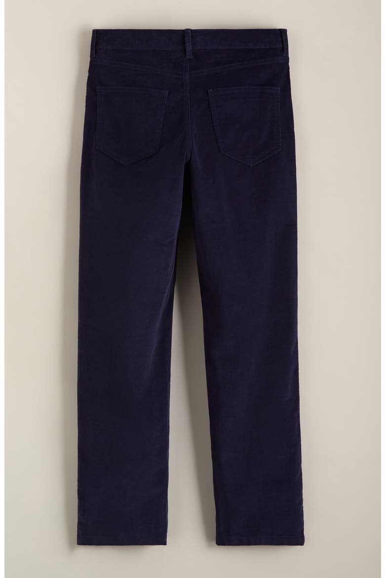 Kids' Flat Front Stretch Corduroy Pants, Alternate, color, NAVY PEACOAT