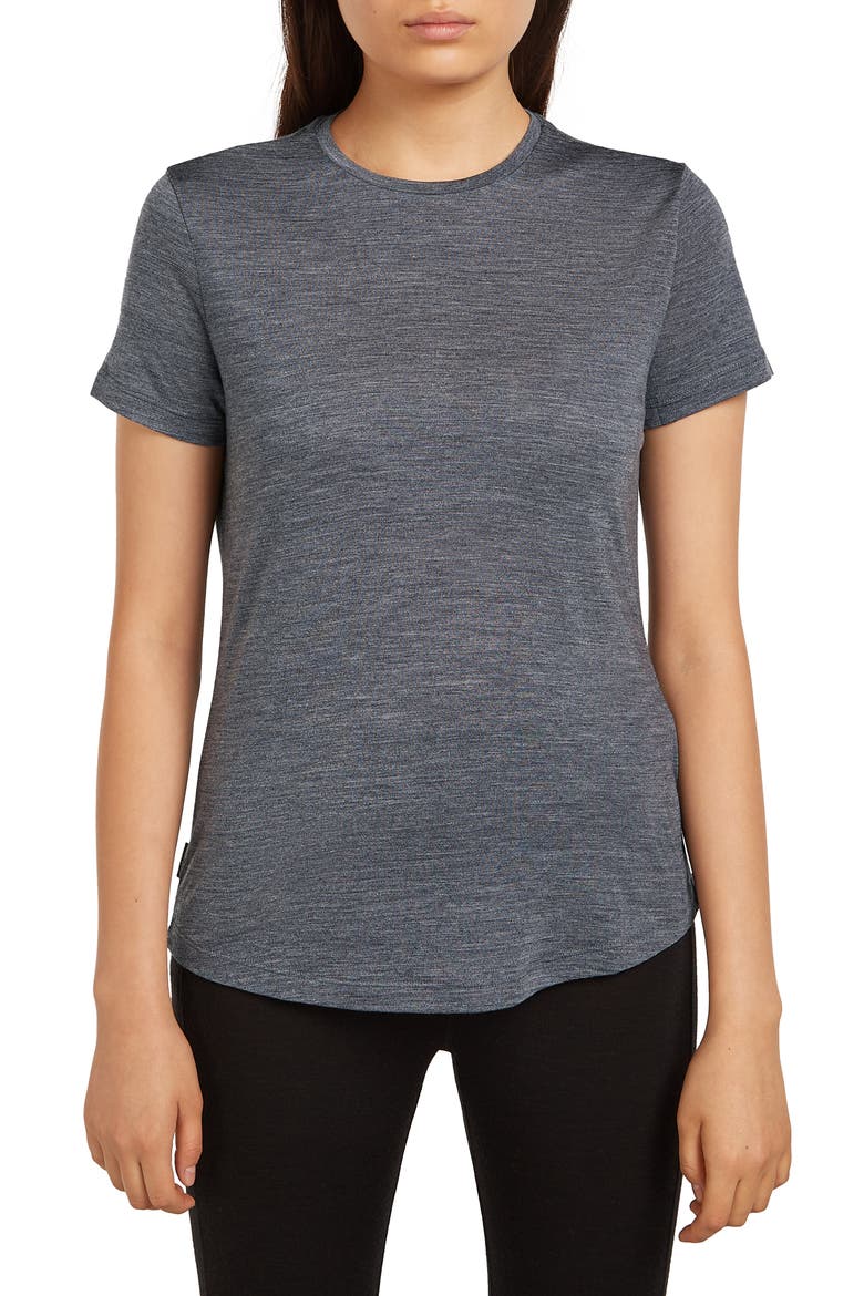 Merino 125 Cool-Lite™ Sphere III T-Shirt, Main, color, MIDNIGHT NAVY HEATHER