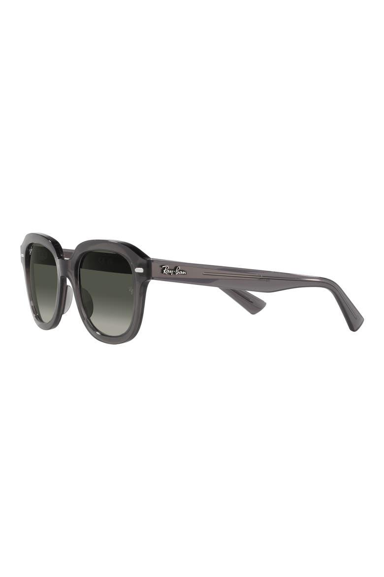 Erik 53mm Gradient Square Sunglasses, Alternate, color, GRAD GREY