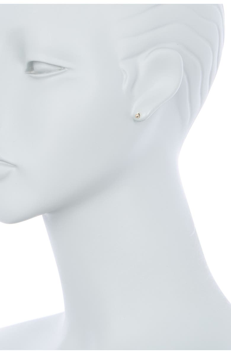 CANDELA JEWELRY 14K Yellow Gold High Polish Ball Stud Earrings, Alternate, color, Gold