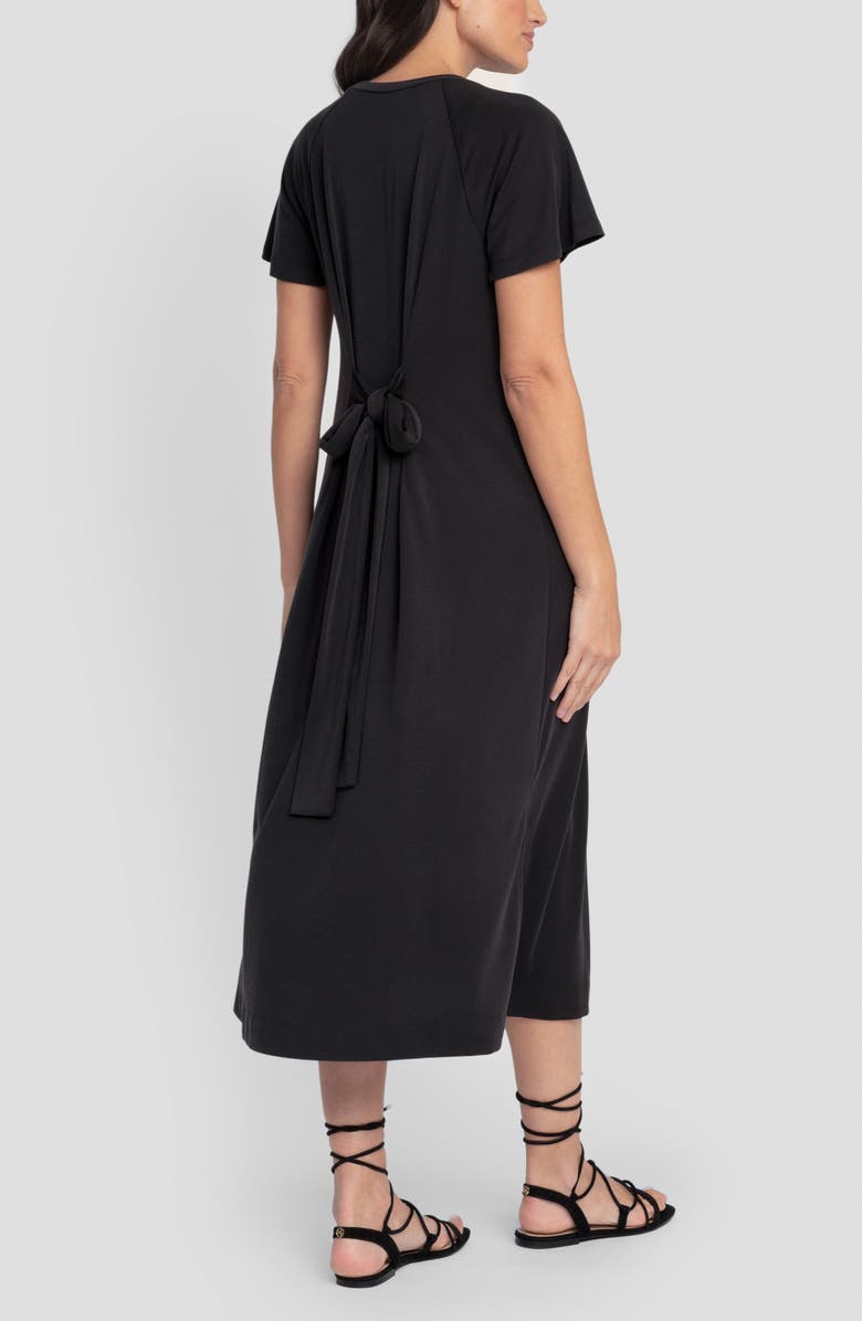 Seraphine Maternity T-Shirt Dress, Alternate, color, Black