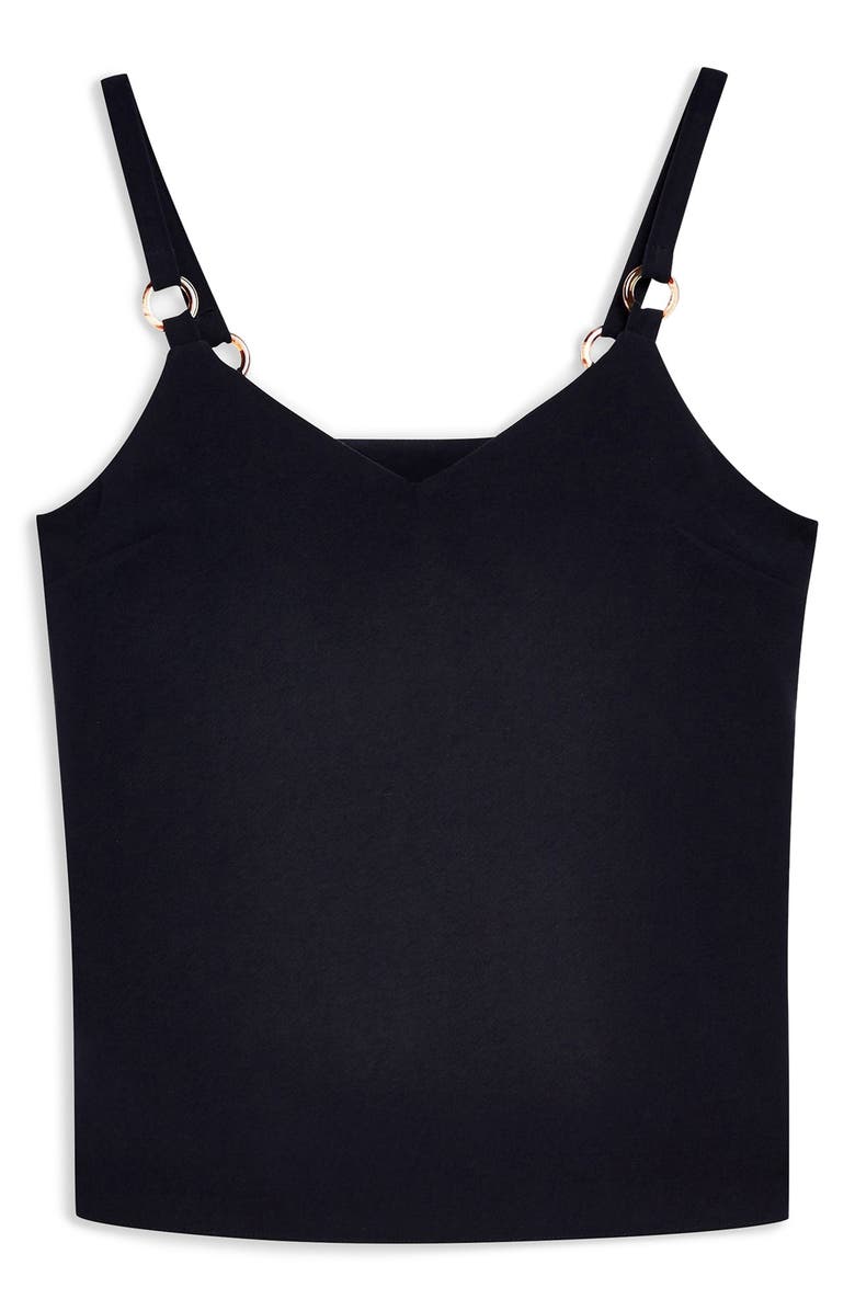 Topshop Tilda Ring Camisole Top, Alternate, color, 
