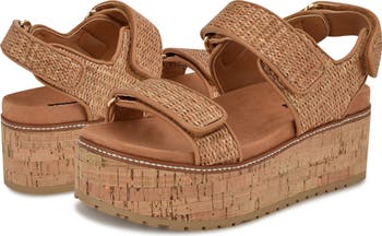 NINE WEST ★【ウェッジサンダル】Heavin Plaform Wedge Sandals Heavin Plaform Wedge Sandals – Nine West