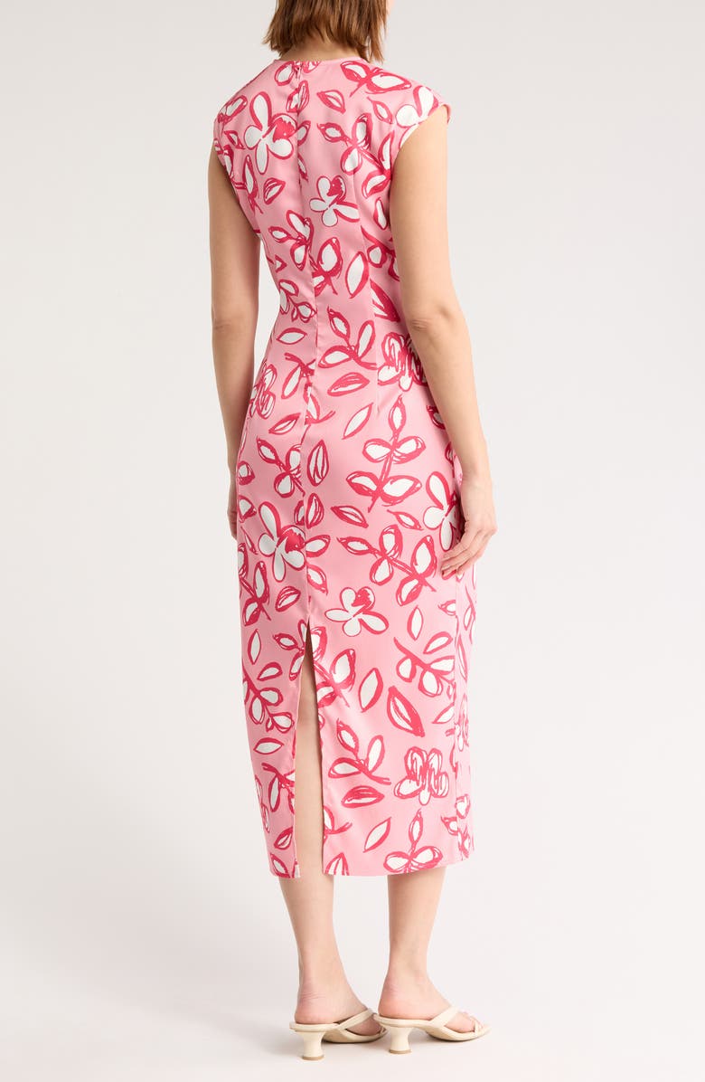 AREA STARS Floral Sheath Dress, Alternate, color, Pink Floral