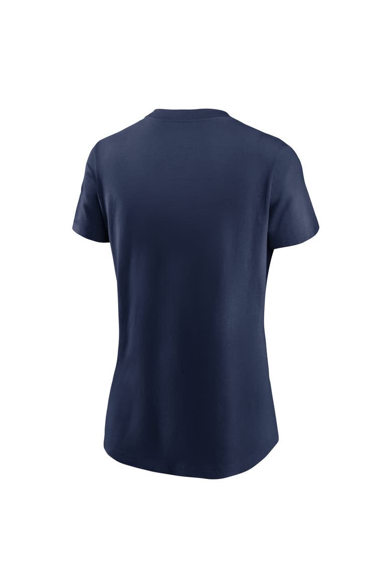 Women's Nike  Navy Toronto Blue Jays Fuse Wordmark T-Shirt, Alternate, color, Navy