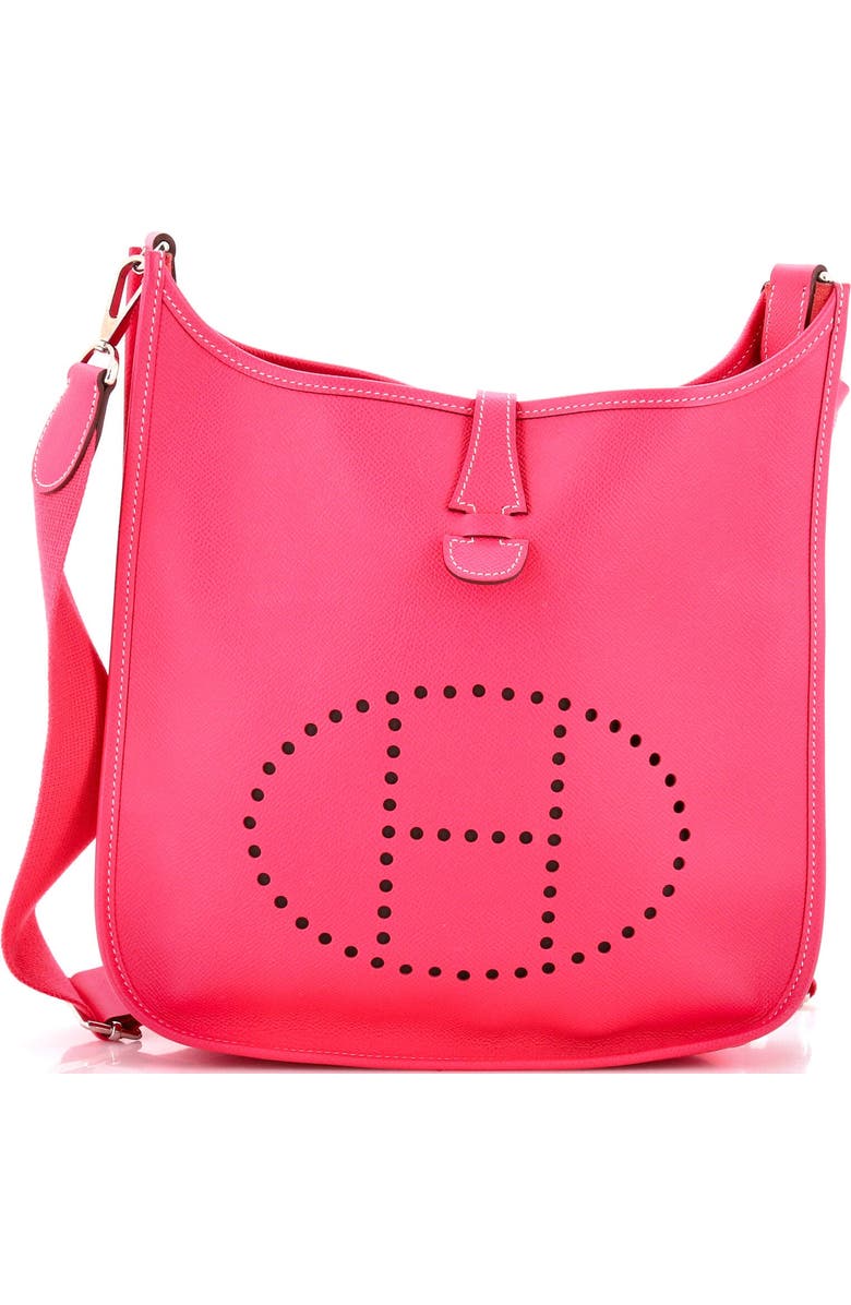 Pre-Owned Hermes Evelyne Bag Gen III Epsom PM, Main, color, Rose Tyrien