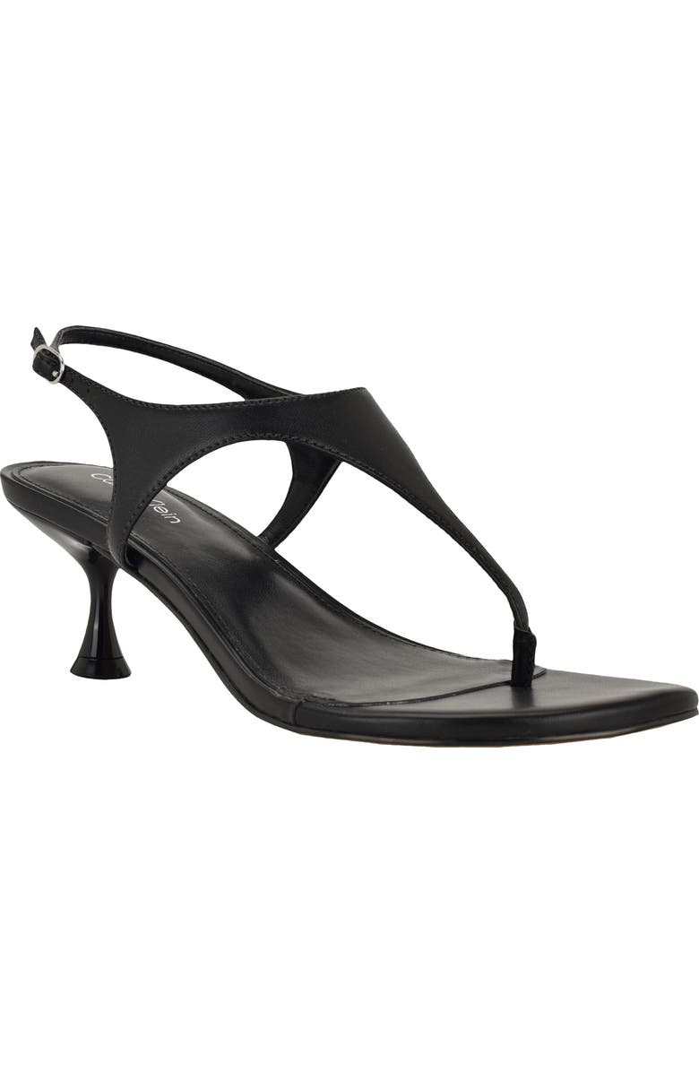 Calvin Klein Portia Ankle Strap Sandal, Main, color, Black