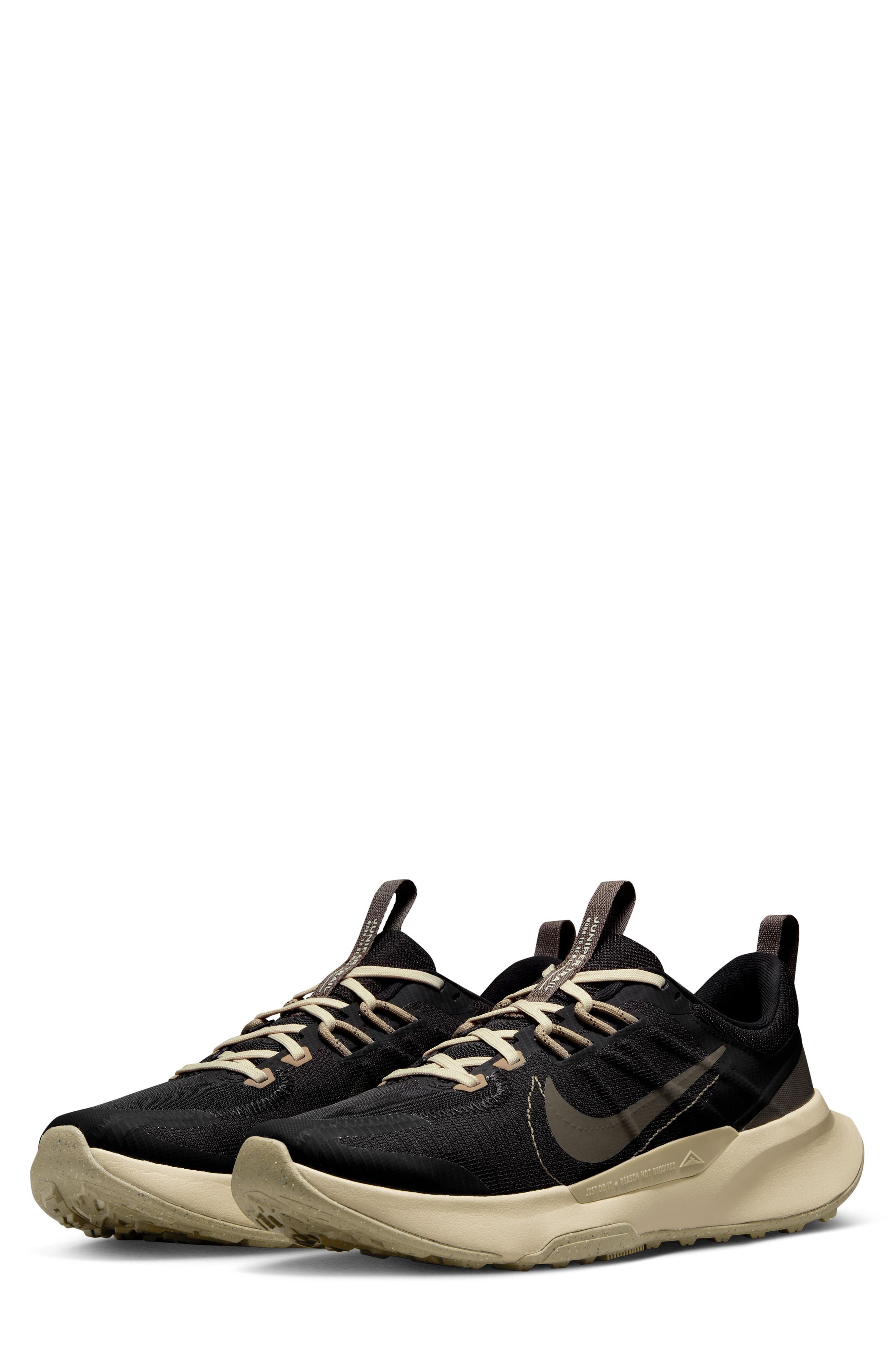 Juniper Trail 2 Running Shoe, Main, color, BLACK/ IRONSTONE/ KHAKI