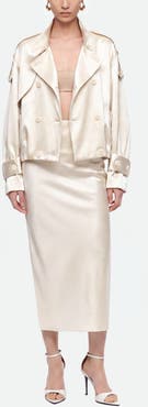 Nocturne Pleat Detail Pencil Skirt