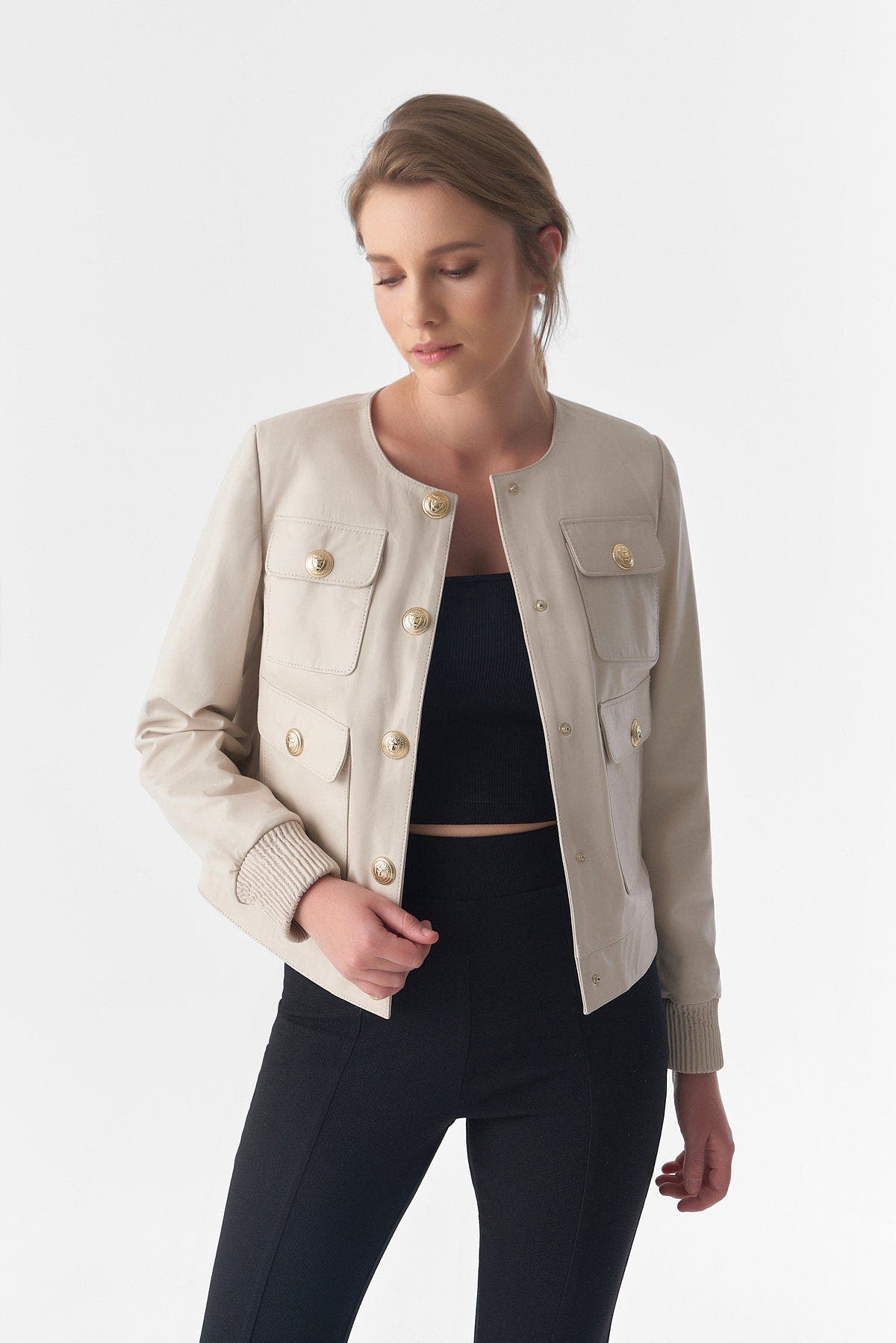 Beatrice Leather Jacket - image 3