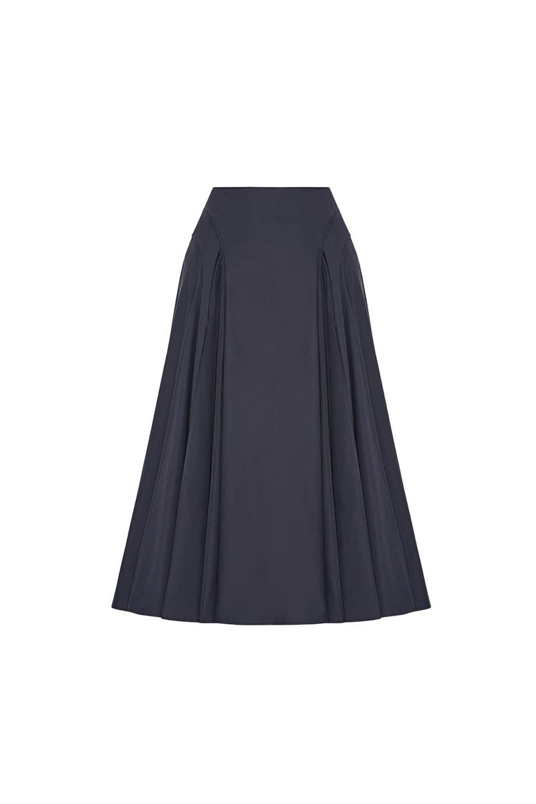 Seamed Full Skirt, Alternate, color, Midnight