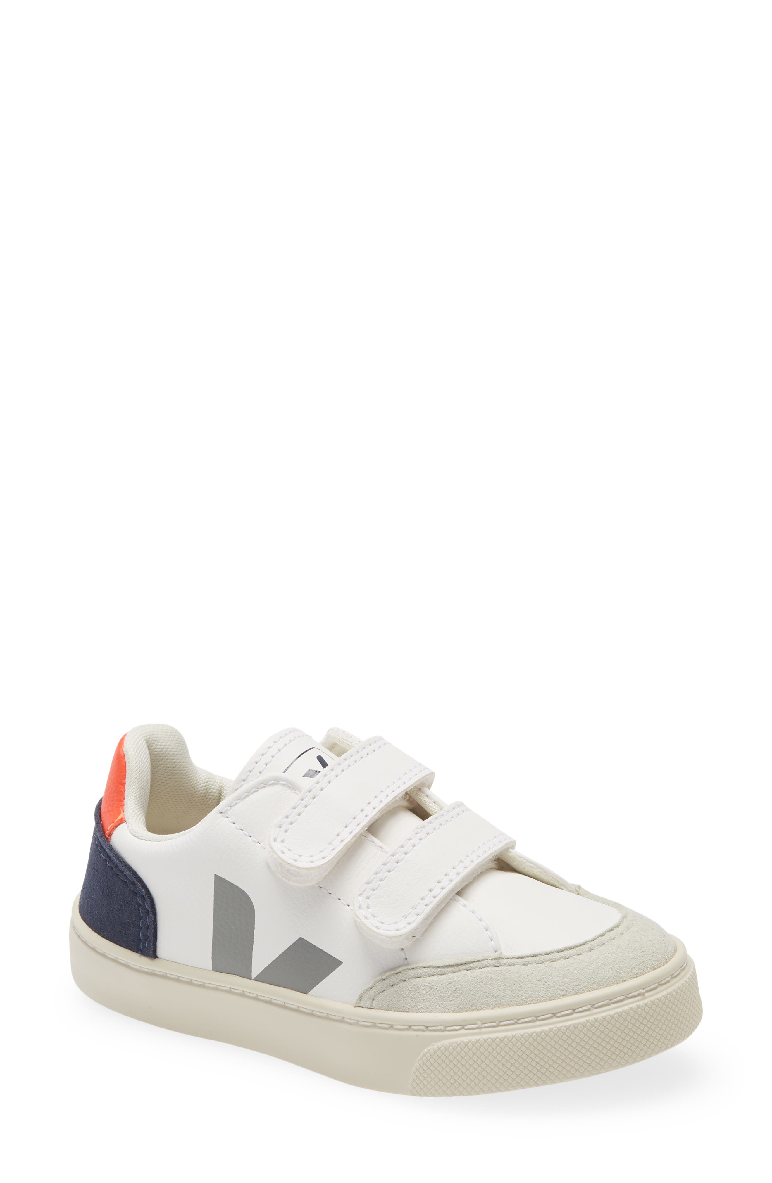 Kids' Small V-12 Sneaker, Main, color, WHITE/ MULTI DRIED PETAL