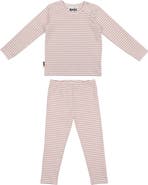 Manière Stripe Stretch Cotton Top & Pants Set