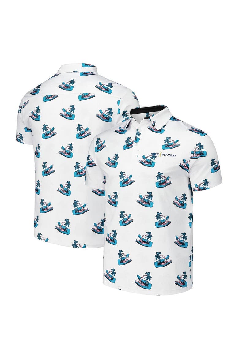 Men's Flomotion White THE PLAYERS Chubs Polo, Main, color, White