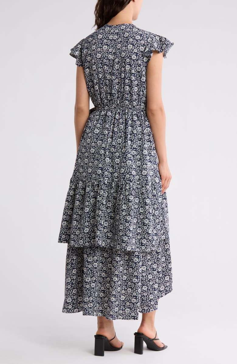 MELLODAY Floral Wrap Dress, Alternate, color,