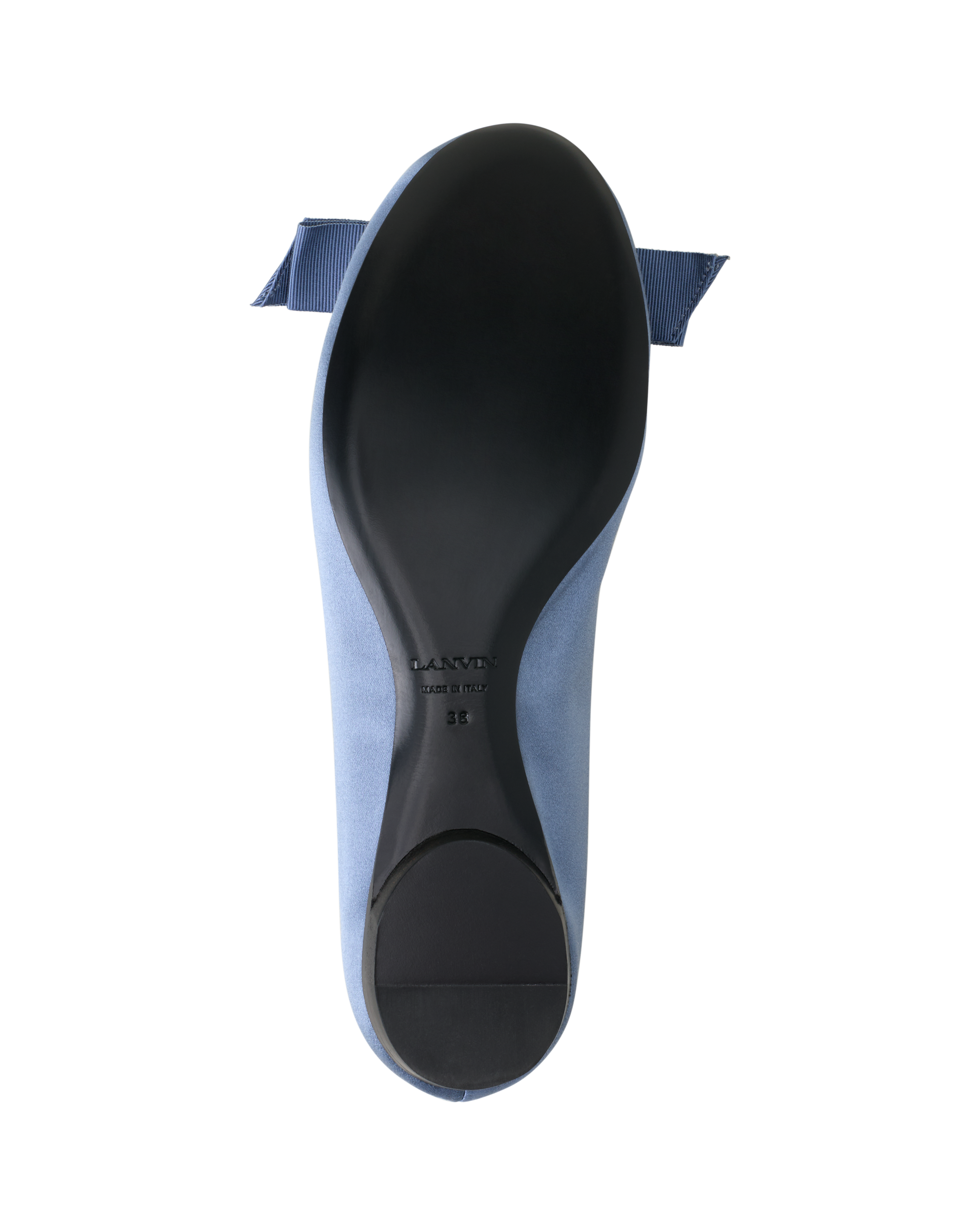 Lanvin The Ballerina With A Satin Bow, Alternate, color, Lanvin Blue