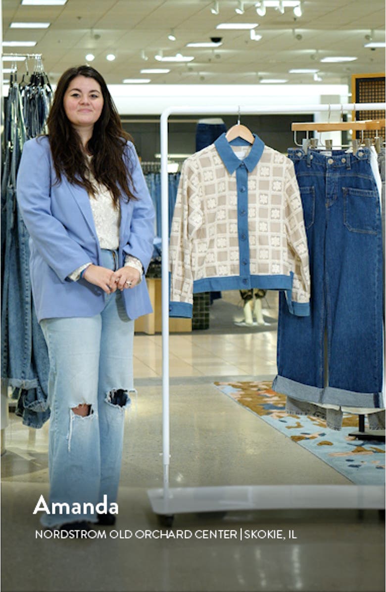 Patchwork Crochet & Denim Jacket, sales video thumbnail