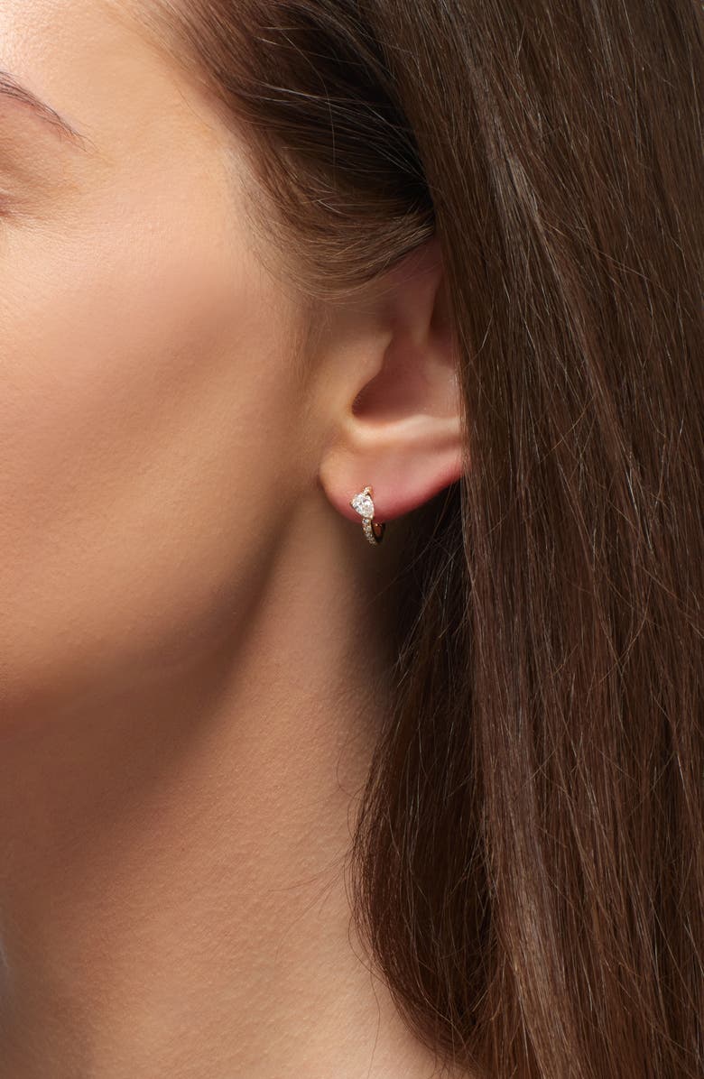 REPOSSI Serti Sur Vide Diamond Single Earring, Alternate, color, Rose Gold