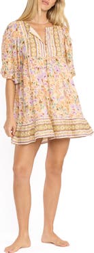 Billabong Ambers Floral Print Minidress