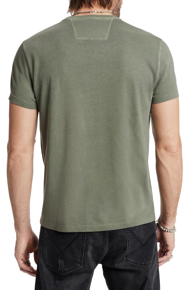 Skull Appliqué T-Shirt, Alternate, color, FLAGSTONE GREY