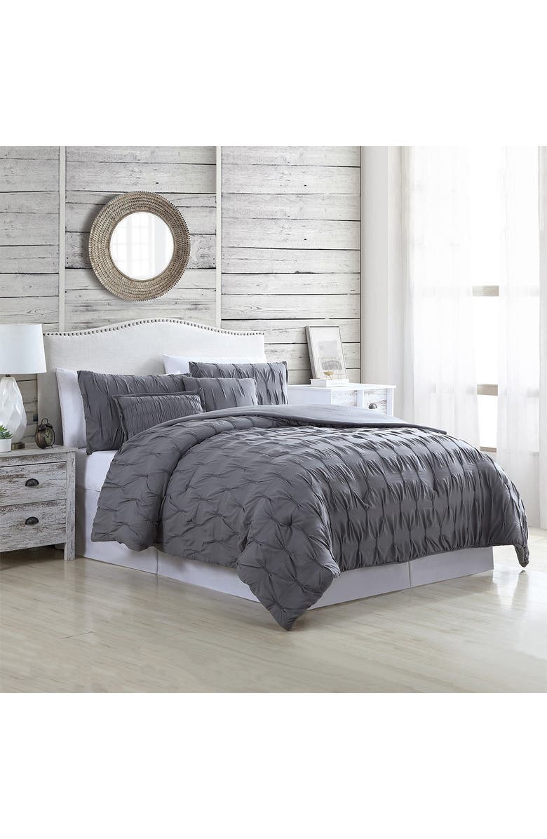 Modern Threads 5-Piece Textured Comforter Set - Harper, Alternate, color,