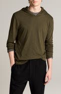Vince Double Layer Pima Cotton Hoodie