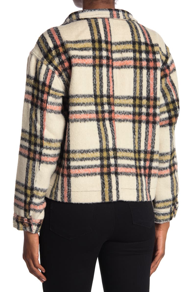 Bagatelle Cozy Brushed Knit Shacket, Alternate, color, 
