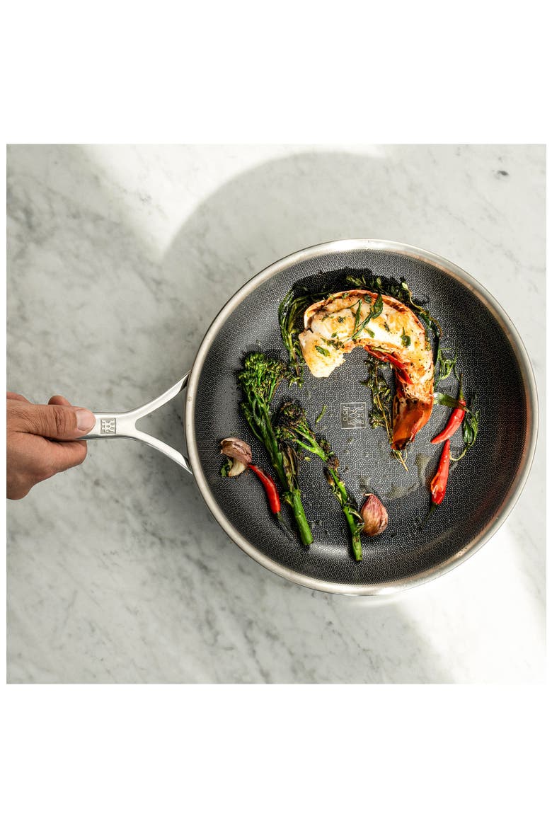 Peak Nonstick Stainless Steel 8-Inch Fry Pan, Alternate, color, STAINLESS STEEL
