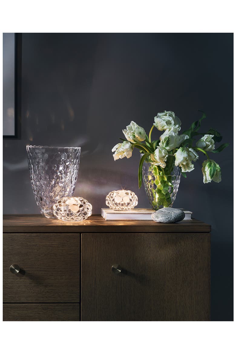 Raspberry Crystal Vase, Alternate, color, CLEAR