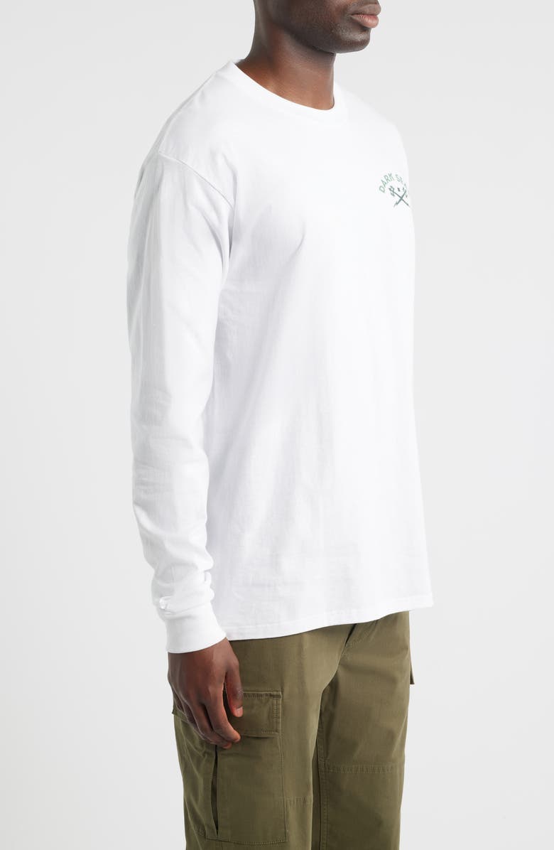 DARK SEAS Never Sleep Long Sleeve Graphic T-Shirt, Alternate, color, White