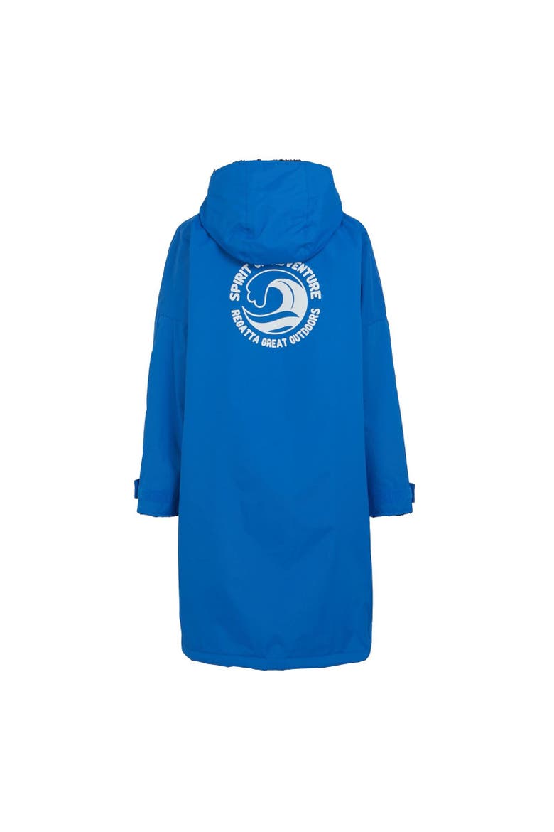 Childrens/Kids Changing Robe, Alternate, color, Oxford Blue and Navy