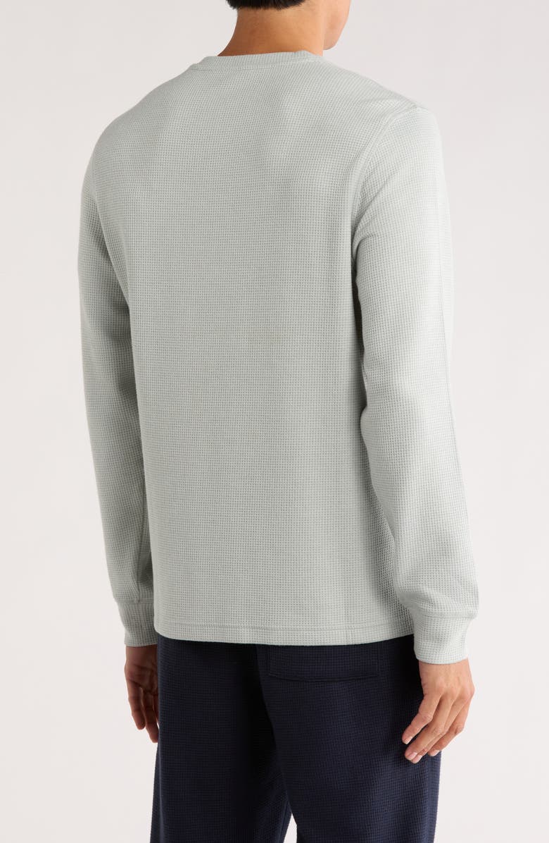 Z by Zella Waffle Knit Long Sleeve T-Shirt, Alternate, color, Grey Haze
