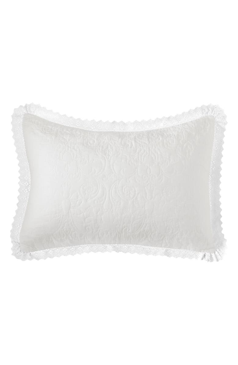 Laura Ashley Heirloom Crochet Quilt Set, Alternate, color, White
